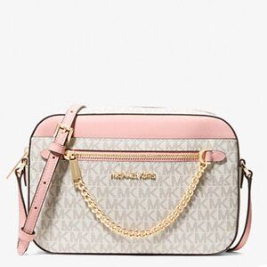 Michael Kors Jet Set Large Logo Crossbody Bag